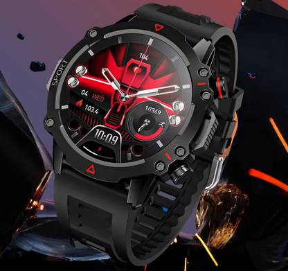 La Shades TF10 Pro Round Amoled Display, Waterproof, BT Calling, Sports Smartwatch