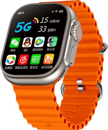 maxphony T800 Ultra orange Smart Watch Display, Bluetooth Calling HD watch S21 Smartwatch