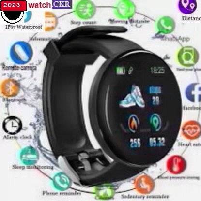 Jocoto AR444 ADVANCE MULTI FACES ACTIVITY TRACKER SMART WATCHBLACK(PACK OF 1) Smartwatch
