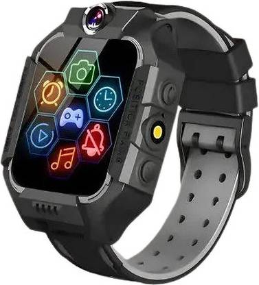 Melbon Q18 Kids Calling Smart watch Black With 4G Support, Live Location, Smartwatch