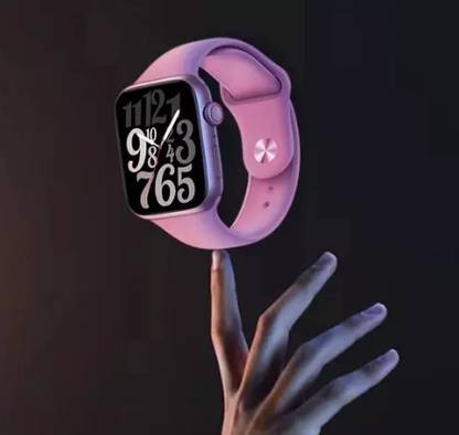 FUTURESTARRKK Track Your Progress with T500 S8 Pink Smart Watch: Pedometer Included Smartwatch