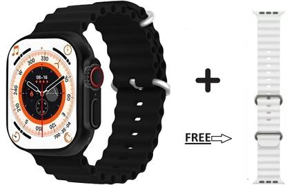 Like Star T800 Series 8 Ultra Smart Watch HD 1.99 Inch Touch Display (FREE WHITE STRAP) Smartwatch