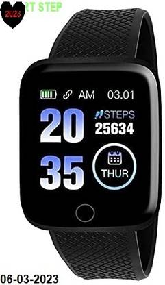 SAWARDE DS180 ID116_ ADVANCE STEP COUNT SLEEP TRACKER SMARTWATCH BLACK(PACK OF 1) Smartwatch