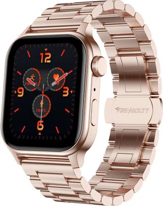 Fire-Boltt Rise Luxe Stainless Steel Luxury, 47mm (1.85) Display, Games, 120+ Sports Smartwatch