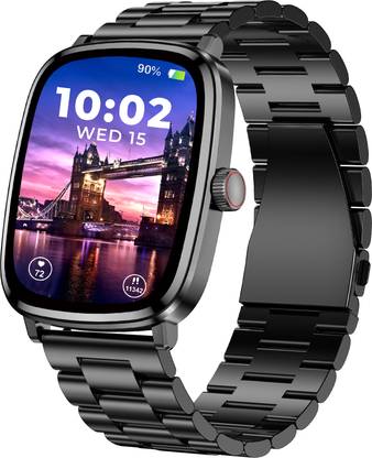 beatXP Unbound Era 2.01'' Super Retina AMOLED Display 1000 Nits,BT Calling & Metal Body Smartwatch