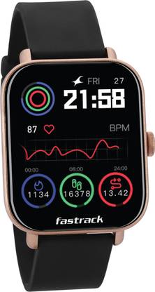 Fastrack Reflex Vox 2 with Large 1.8" HD Display, BT Calling, Music Storage & TWS Connect Smartwatch