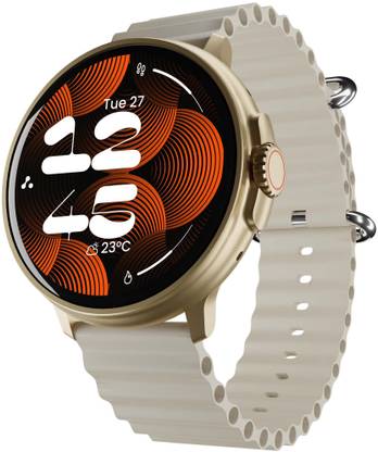 Ambrane Rush 1.39'' Premium aesthetics BT Calling, Working Crown with always on display Smartwatch