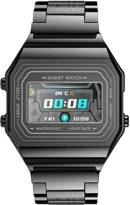 BQi Gadgets CLASSY Luxury Design, 0.9" IPS Display, Button Operate, Magnet Charging Smartwatch