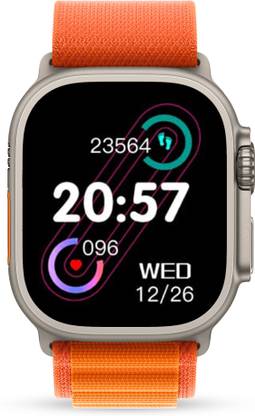 Nu Republic Creed Ultra 2.0" HD Display, BT Calling, Health Monitor & AI Voice Assistant Smartwatch