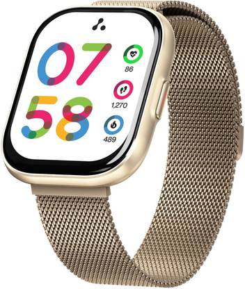 Ambrane Fyre 2.04 AMOLED 368*448px High Resolution, BT Calling and 100+ Sports Modes Smartwatch