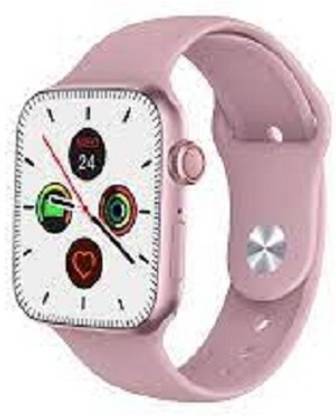 P U COLLECTION T55 S8 Baby Pink Bluetooth Calling Function Fitness tracker Smartwatch Smartwatch