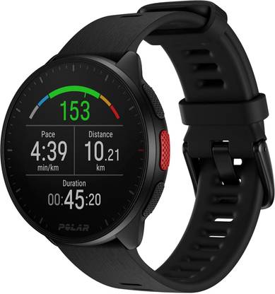 Polar Pacer Ultra-Light GPS Fitness Tracker (Black) Smartwatch
