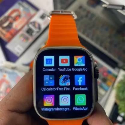 Arceus T800 ULTRA SMARTWATCH ORANGE FOR MEN AND WOMEN Smartwatch