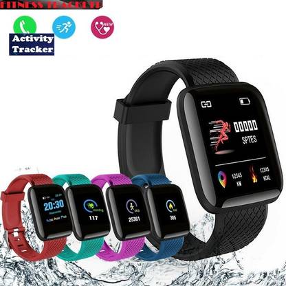 Bymaya A821(ID116) PRO ACTIVITY TRACKER STEP COUNT SMART WATCH BLACK( PACK OF 1) Smartwatch