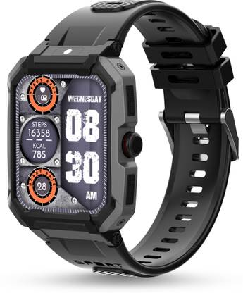 Pebble Dare 1.99"HD Display, BT Calling,520 mAh Battery, Water Resistant,Rugged Design Smartwatch