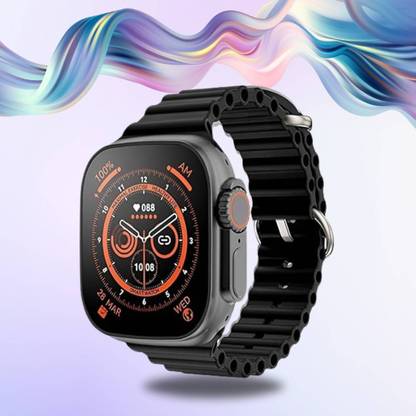 KadWaniya T800 Ultra Smart Watch With Wireless Charging Smartwatch