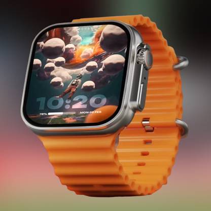 KadWaniya T800 Ultra Smart Watch With Wireless Charging Smartwatch