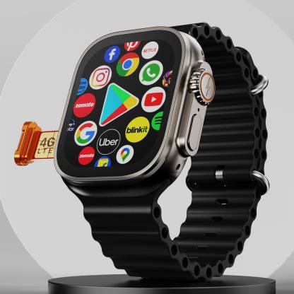 Fire-Boltt Oracle WristPhone - 4G SIM/LTE/WiFi, Android OS, Play store & Phone Notification Smartwatch
