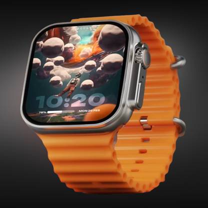 KadWaniya T800 Ultra Smart Watch With Wireless Charging Smartwatch