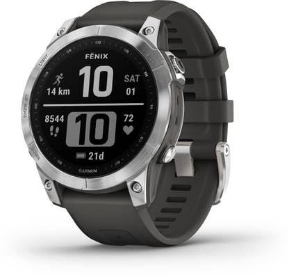 GARMIN Fenix 7 Multisport GPS Watch, Upto 18 Days Battery, Climbpro, Stamina, HRV Smartwatch