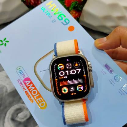 La Shades HW69 Ultra 2, Amoled Display, Chat GPT, 2GB ROM, Dual Strap, BT Calling Smartwatch
