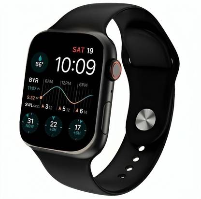 WTG KW32 Black 1.49" INFINITE Display Bluetooth Calling Notification Music & Fitness Smartwatch