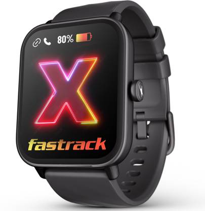 Fastrack Revoltt X|1.83 HD Display|SingleSync BT Calling|Advanced Chipset|Calculator Smartwatch  (Black Strap, Free Size) at Rs. 1099