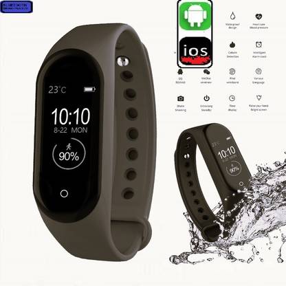 Tinera H701 M4_ULTRA HEART RATE FITNESS TRACKER SMART BAND BLACK(PACK OF 1)