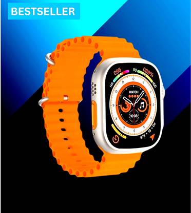 YAROH T800 Ultra ( smartwatch ) (Ultra Watch For Men & Women )_Orange CV400 Smartwatch