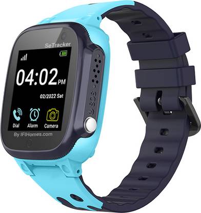 connect2kidz SeTracker SETLBS02 Touch Screen Kids Safe 2-Way Voice Calling Watch Phone - Blue Smartwatch
