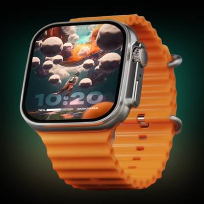 KadWaniya T800 Ultra Smart Watch With Wireless Charging Smartwatch