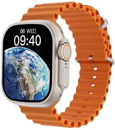 YAROH YUY_276Y_T800 ULTRA 8 SMARTWATCH FOR MEN WOMEN WITH WIRELESS CHARGER Smartwatch