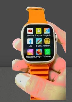 Paradise T10 orange Ultra Edition smart watch with WiFi GPS T800 4G S8 Sim Card Smartwatch