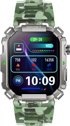Runixx Hunter Rugged Outdoor Design, Voice Assistant One-key Connection Bluetooth Smartwatch