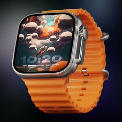 KadWaniya T800 Ultra Smart Watch With Wireless Charging Smartwatch