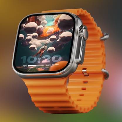 KadWaniya T800 Ultra Smart Watch With Wireless Charging Smartwatch