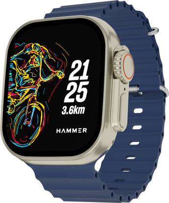 Hammer Active 2.0 Plus 2.1" HD display Gesture Control Bluetooth Calling Smartwatch