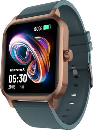 Fastrack Revoltt FS1|1.83 Display|BT Calling|Fastcharge|110+ Sports Mode|200+ WatchFaces Smartwatch  (Teal Strap, Free Size) at Rs. 1199