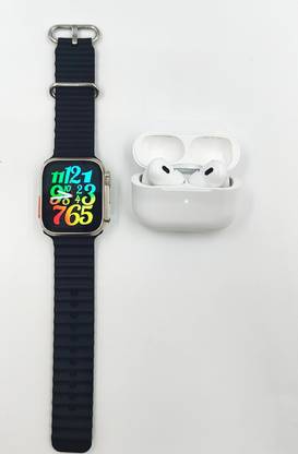 Faux Fixxen T800 Ultra Smartwatch With ANC Airpro Gaming, Calculator, Oxy Meter 1.99 Display Smartwatch