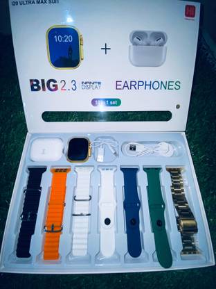 Hokti I20 Ultra Smartwatch & Tws Earbuds Smartwatch