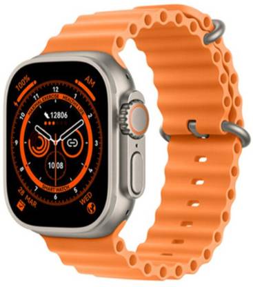 YAROH NMM_495A_T800 ULTRA 8 SMARTWATCH FOR MEN WOMEN WITH WIRELESS CHARGER Smartwatch