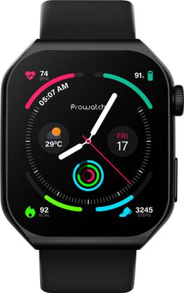 Prowatch V1,1.85" AMOLED Display, 2.5D GPU Engine, AOD,Assisted GPS, Gorilla Glass3,IP68 Smartwatch