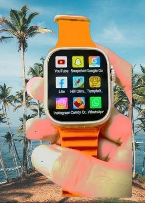 Paradise T10 Ultra SmartWatch With BT Calling and Answer Full Touch Fitness 5G Simcard Smartwatch