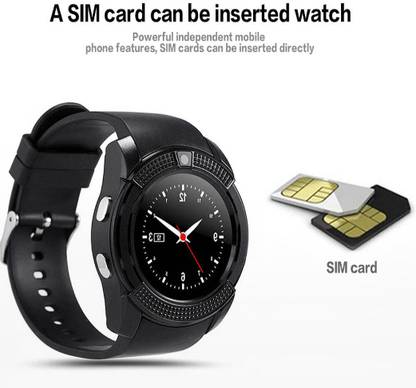 SYARA OO-V8 Bluetooth Smart Watch with Camera Smartwatch SIM Card For iPhone & Android Smartwatch