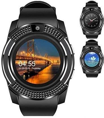 cogear Watch V8 Smartwatch with Camera SIM Card Slot & Pedometer Smart Health Features Smartwatch