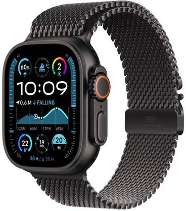 Apple Watch Ultra 2 GPS + Cellular 49mm Black Titanium with Milanese Loop