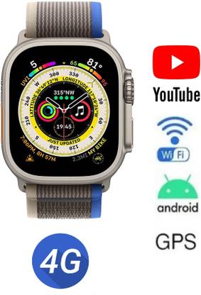 WELLSYS Smart Watch S8 Ultra 4G Sim Card Network Pk DW88-89 Wifi GPS YOUTUBE Smartwatch