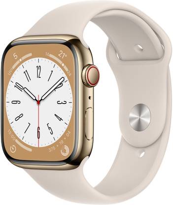 Apple Watch Series 8, 45mm GPS ECG app, Temperature sensor, IPX6, Fall/Crash Detection