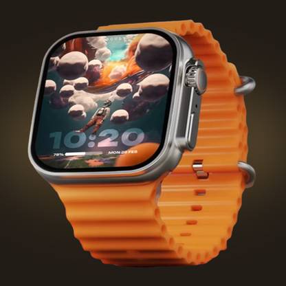 KadWaniya T800 Ultra Smart Watch With Wireless Charging Smartwatch