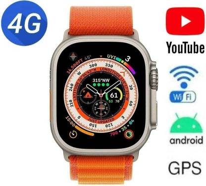 Qexle NEW S8 Ultra YOUTUBE Smart Watch & SIM Card,GPS 4G Network Android System Smartwatch